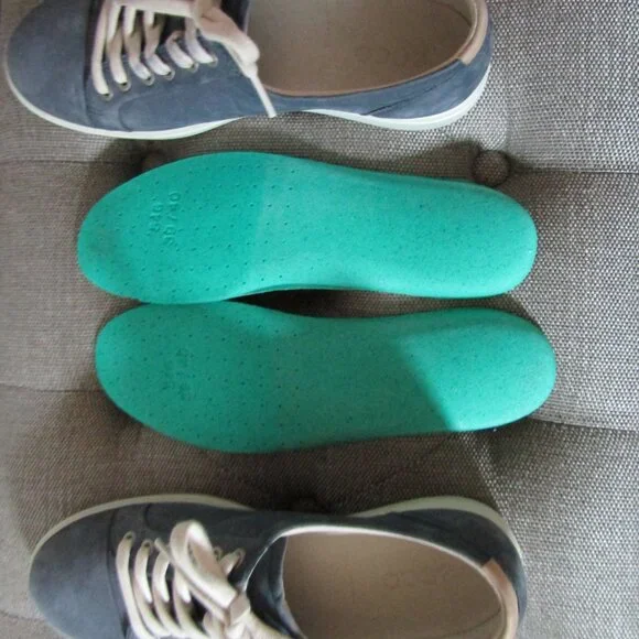 ECCO Nubuck Leather Sneaker EU 40/US 9 - Picture 11 of 13